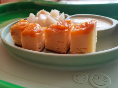 ОБЪРНАТ КЕКС С ПРАСКОВИ